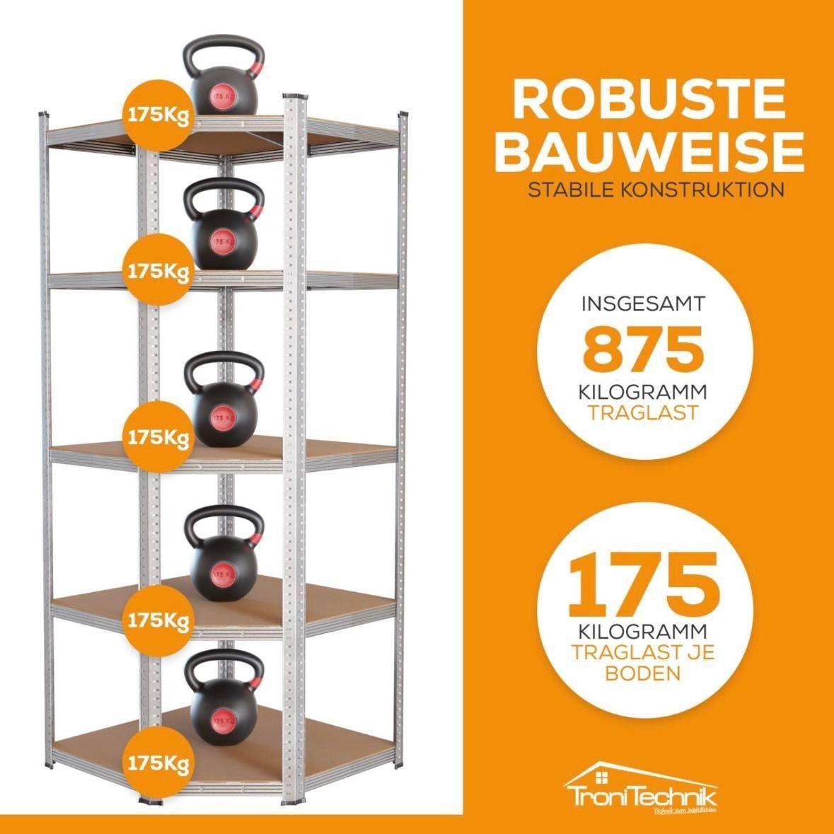 Eck Schwerlastregal Regal Steckregal 875kg