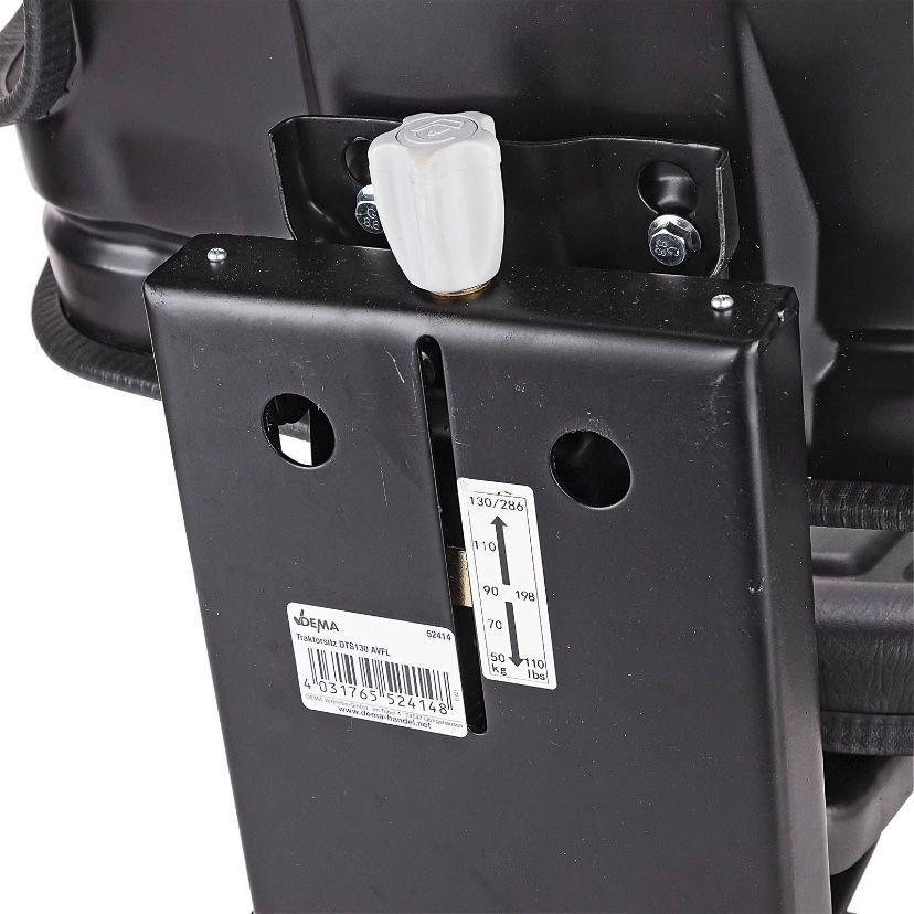 Traktorsitz universal gefedert & verstellbar mit Armlehne