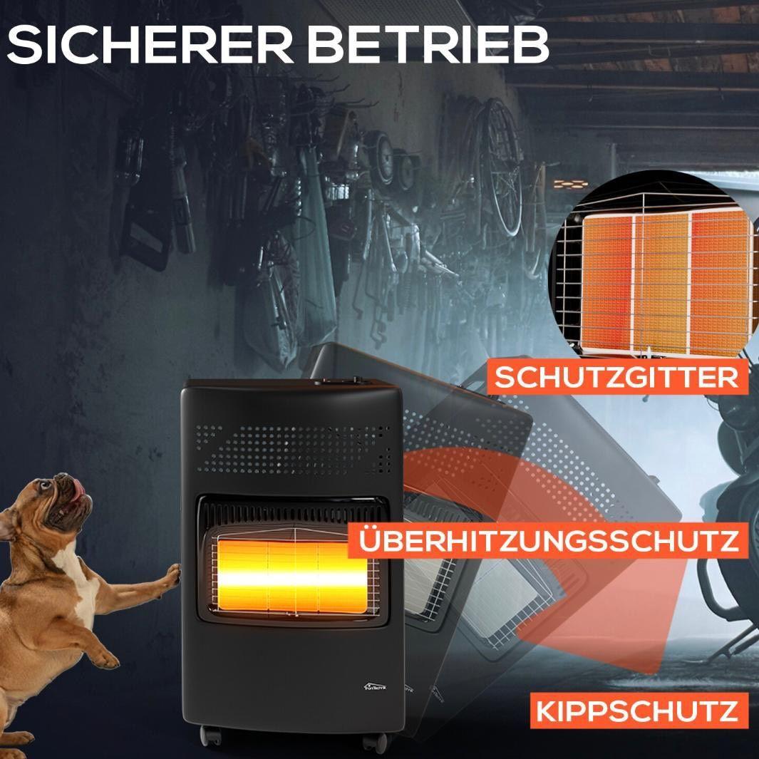 Gasheizer HB-015 4200W mit 3 Heizstufen & Sicherheitsabschaltung