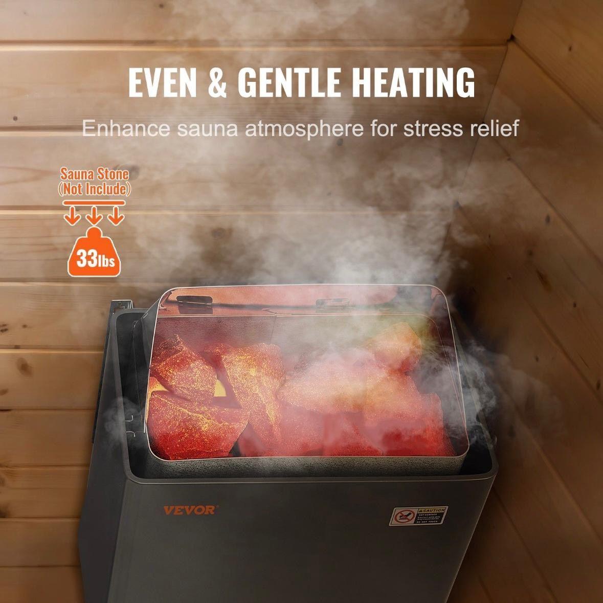 Saunaofen 6kW mit Steuerung