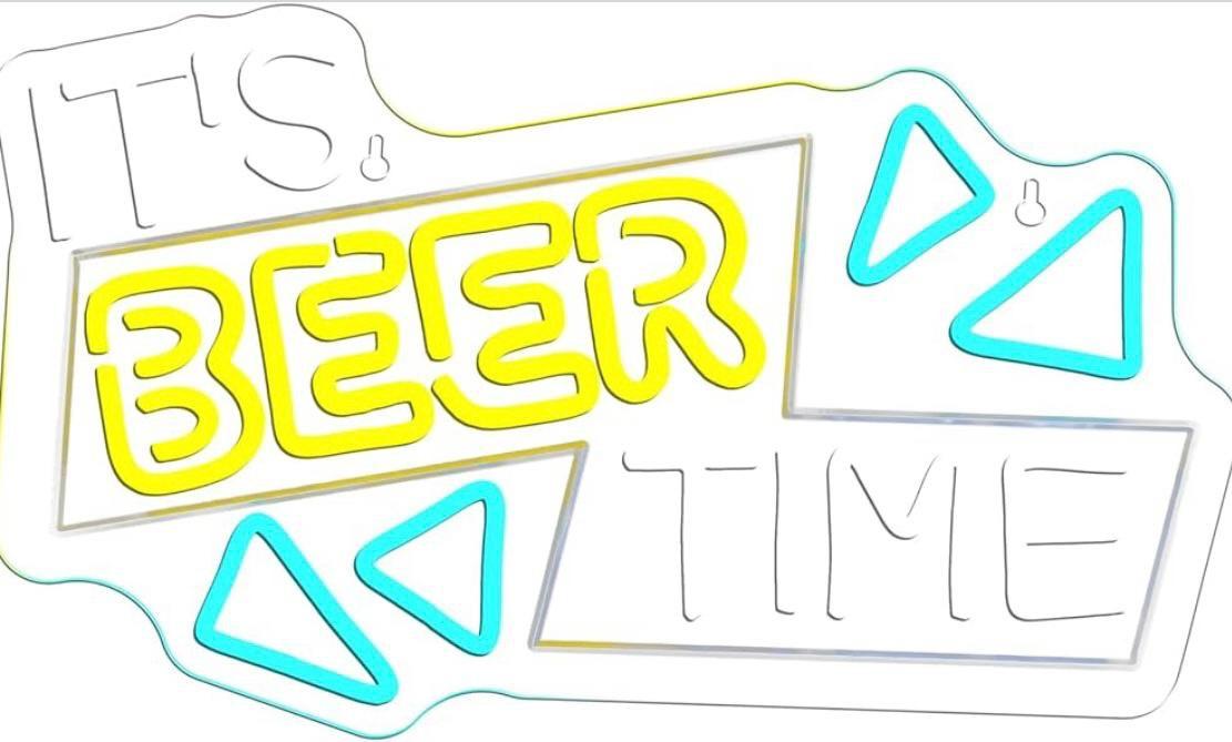LED Neon Schild It’s Beer Time