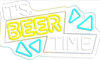 LED Neon Schild It’s Beer Time
