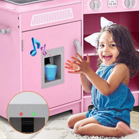 Kinder-Holzküche im Eck-Design mit Zubehör – Realistisches Spielküchen-Set
