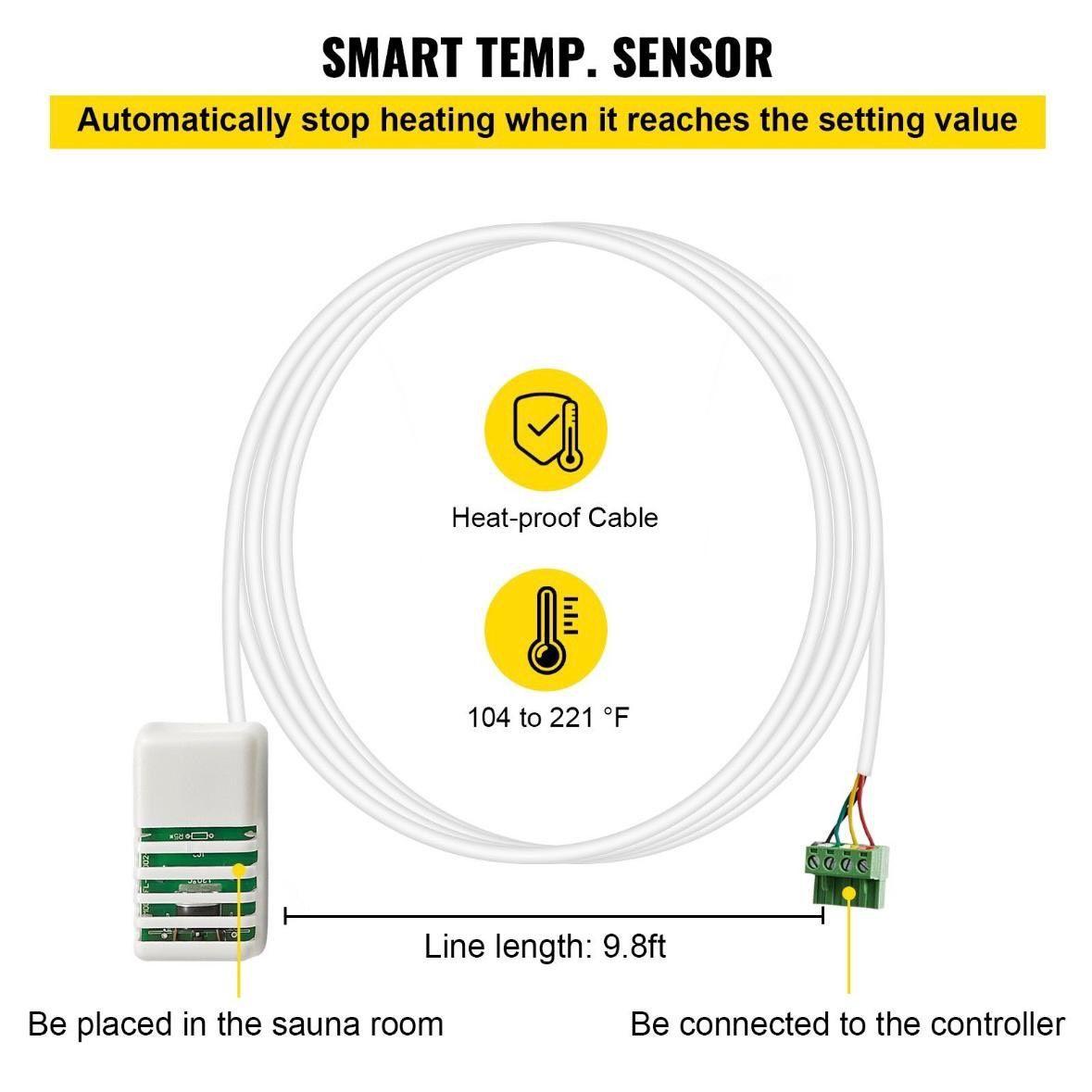 Sauna Steuergerät extern 3–9kW