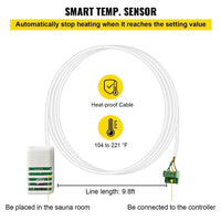 Sauna Steuergerät extern 3–9kW