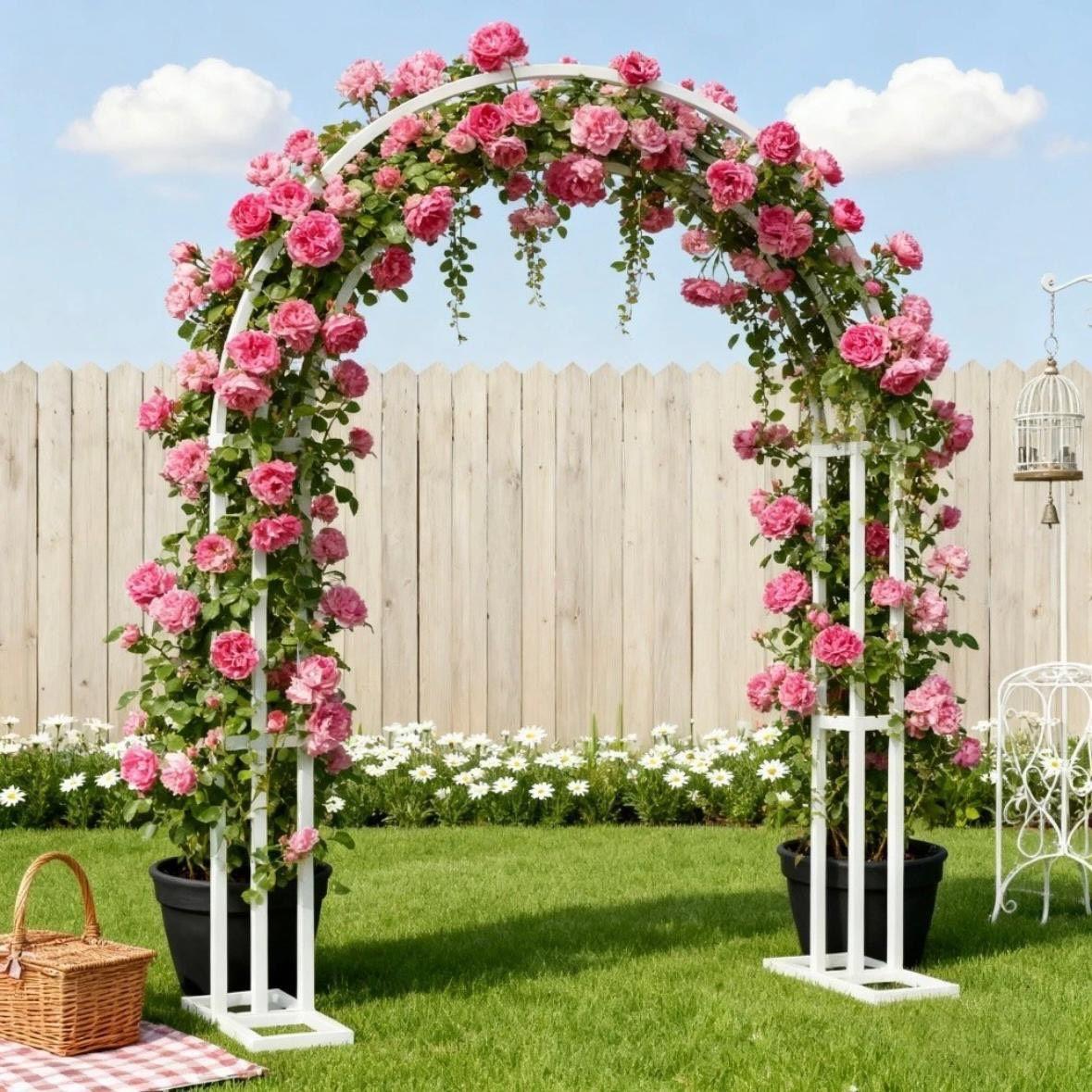Gartenbogen Schmiedeeisen 2,6m Rankbogen