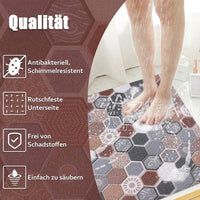 Rutschfeste PVC-Duschmatte 80×80cm Anti-Rutsch Badematte