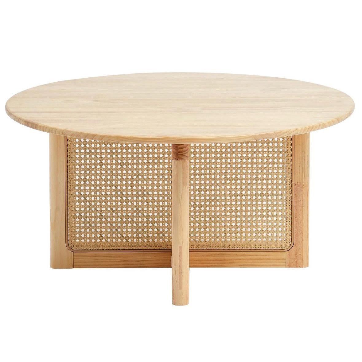 Couchtisch Rattan-Design Boho & modern