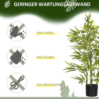 Künstliche Bambuspflanze 90cm Topfpflanze Deko Pflanze