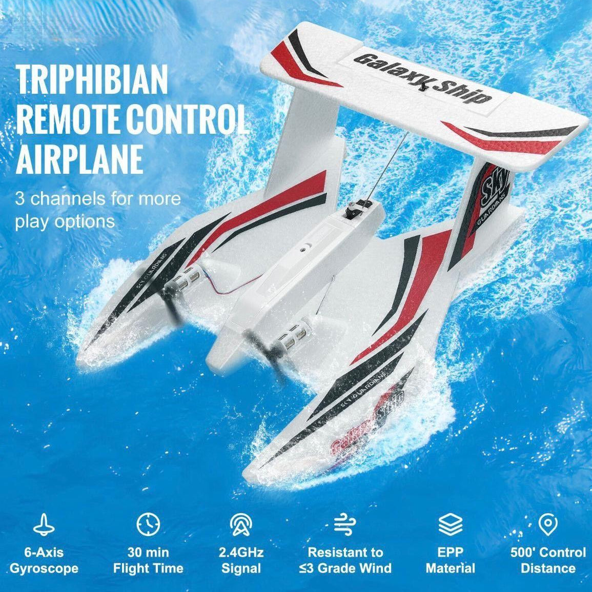 RC Amphibienflugzeug Ferngesteuertes Flugzeug mit Wasserstart
