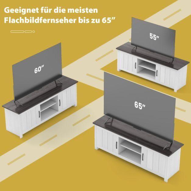 TV Schrank Kommode Kolzoptik