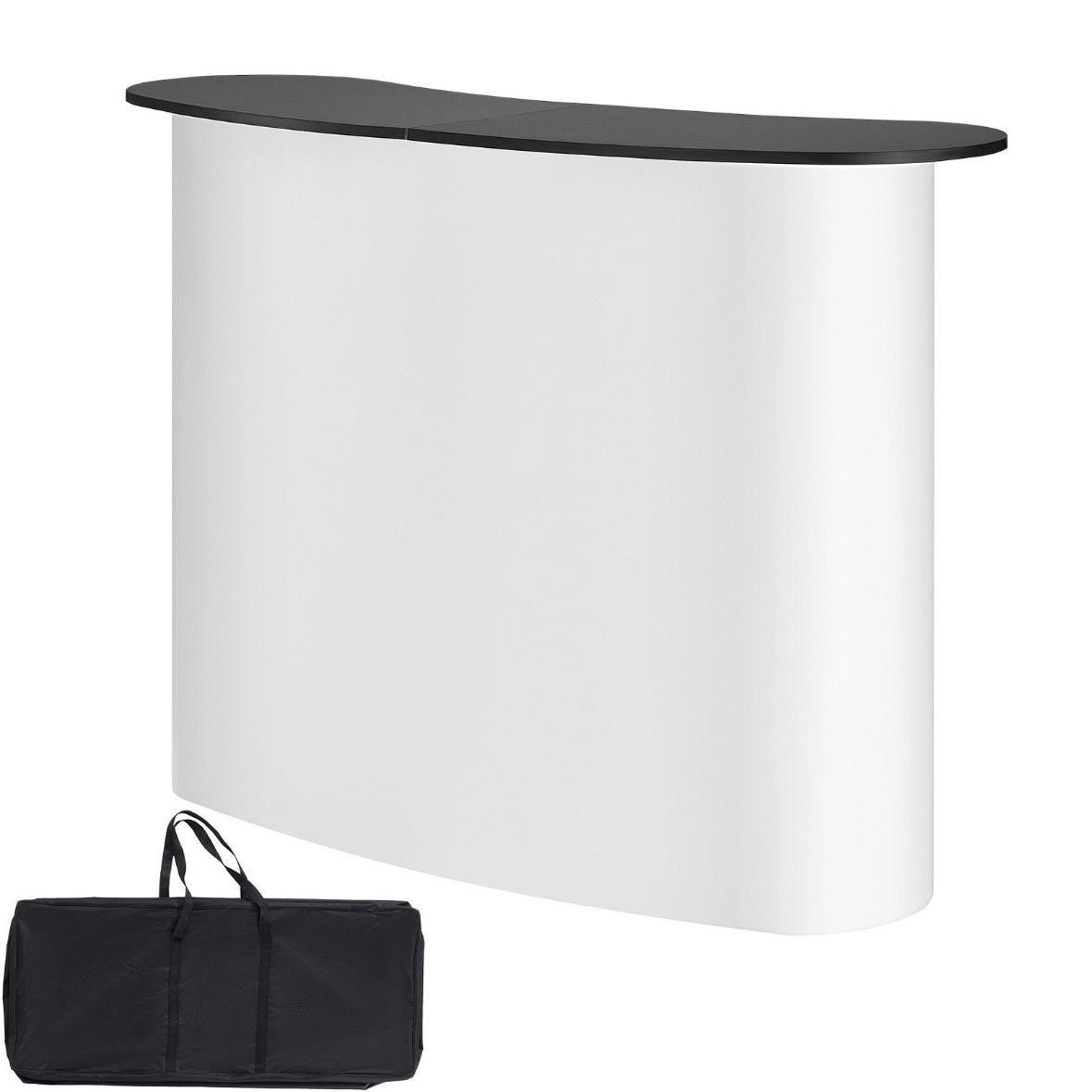 Mobiler Messetresen Promotionstand mit Stauraum & Holzplatte