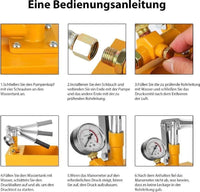 Druckprüfpumpe 25Kg manuell tragbar