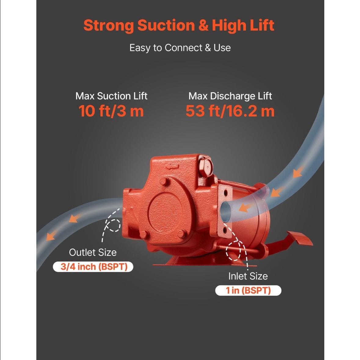 Dieselpumpe 230V Kraftstoffpumpe 76l/min