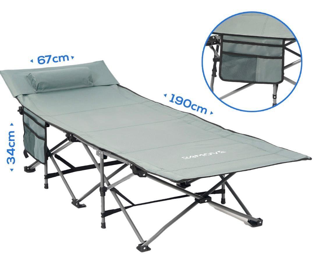 Faltbares Feldbett ideal für Camping und Gäste