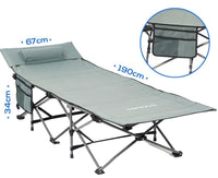 Faltbares Feldbett ideal für Camping und Gäste