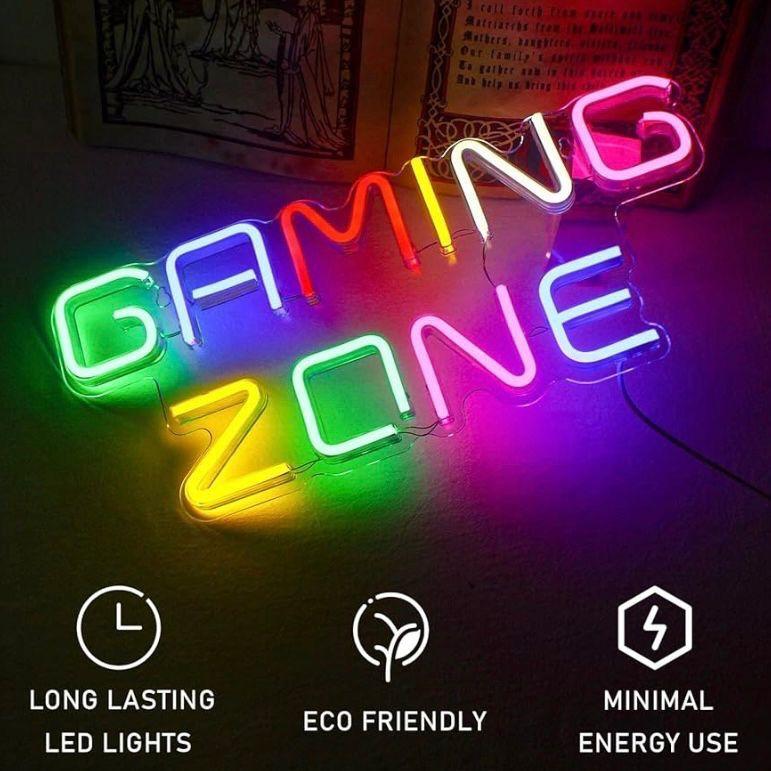 LED Neon Schild Gaming Zone