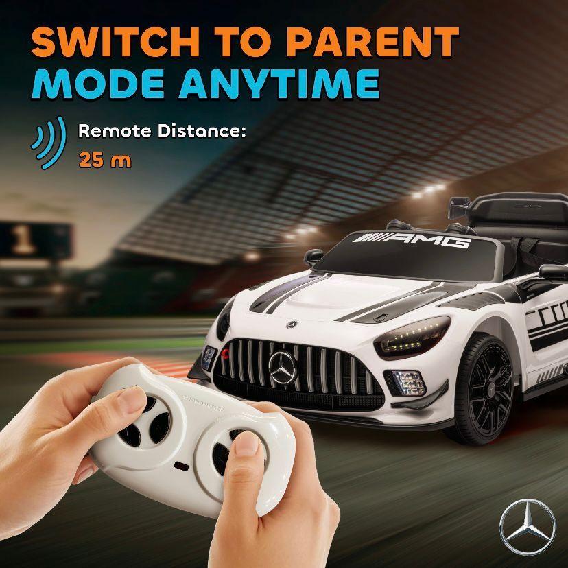 Mercedes-AMG GT Kinder Elektroauto 12 V – Lizenziertes Fahrzeug mit Fernbedienung
