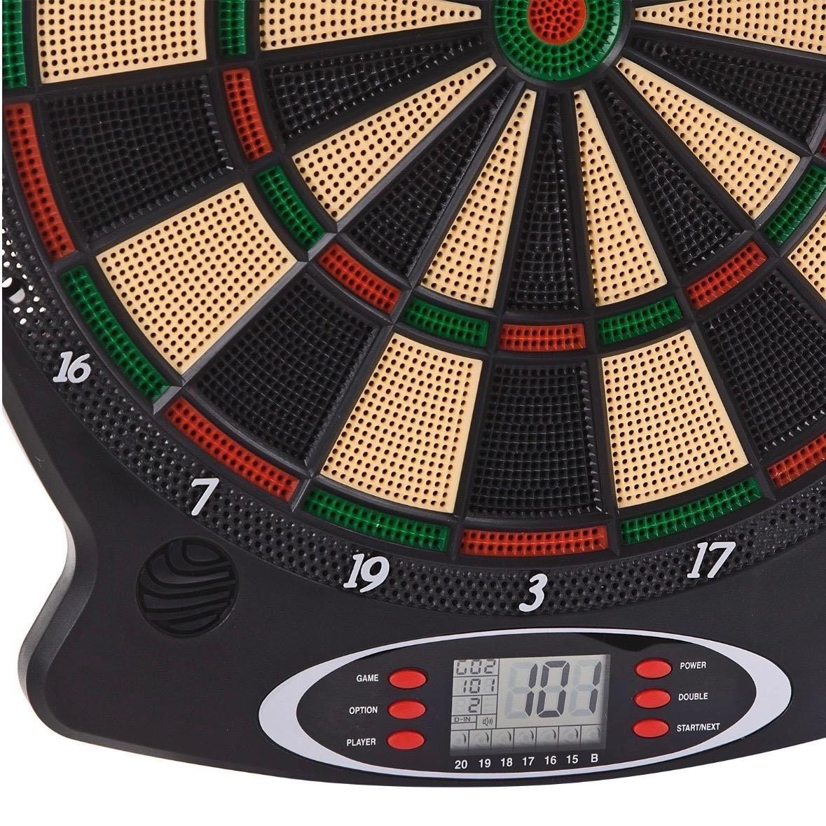 Elektronische Dartscheibe mit LCD-Display – für bis zu 8 Spieler