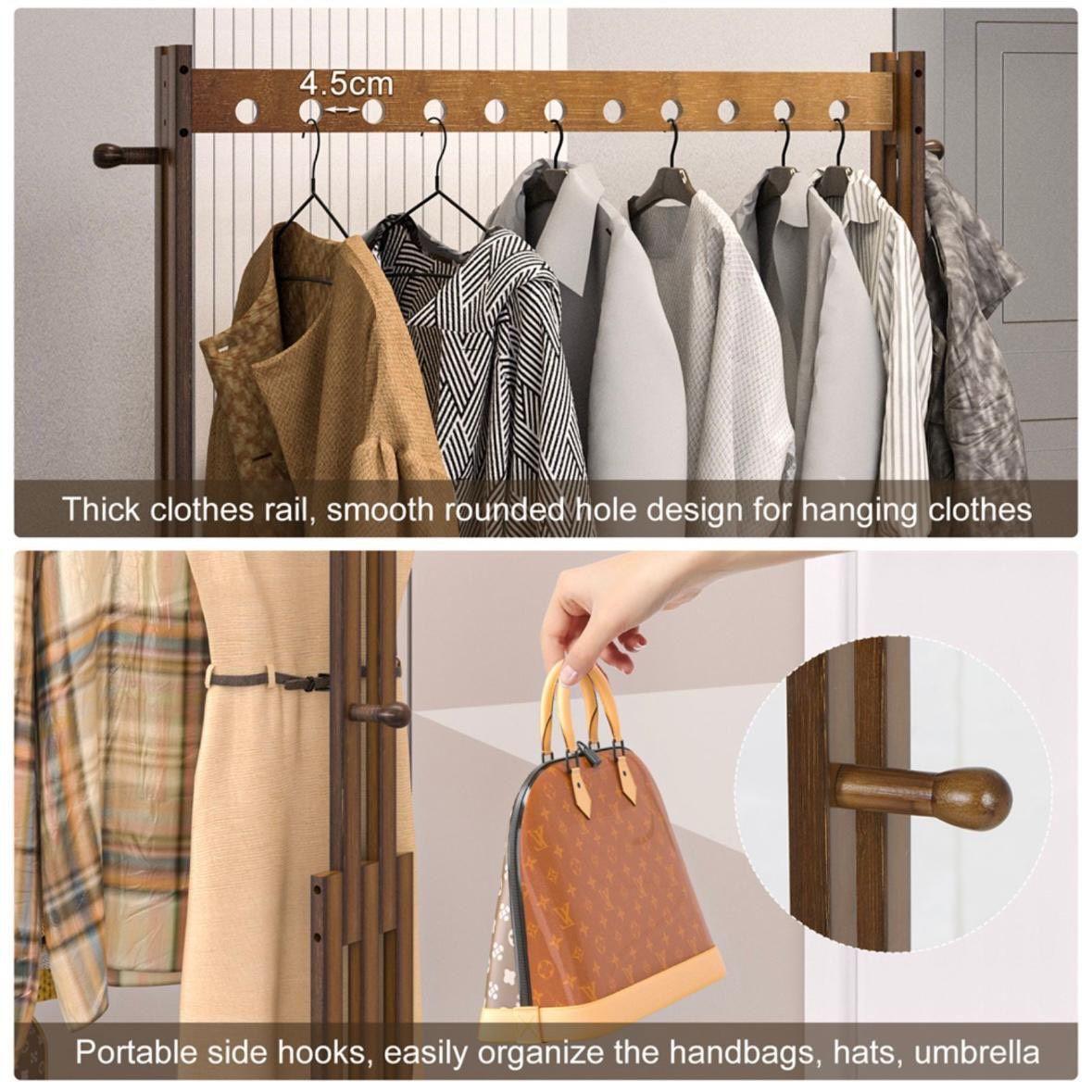Kleiderständer Bambus Vintage Garderobe
