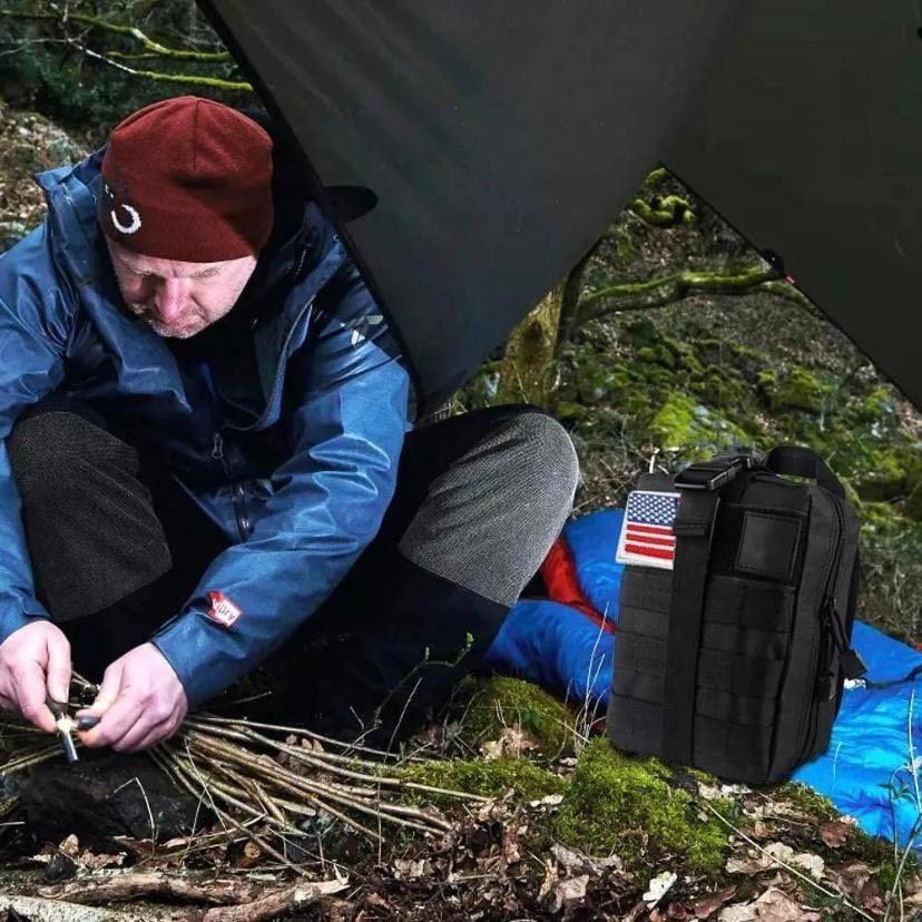 33tlg Survival-Set im Rucksack Outdoor & Notfallausrüstung