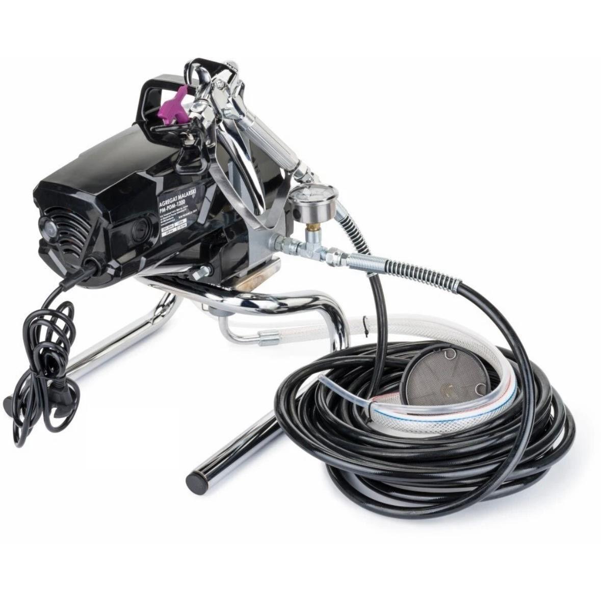 Airless-Lackiergerät 1200 W mit Kolbenpumpe 220 bar