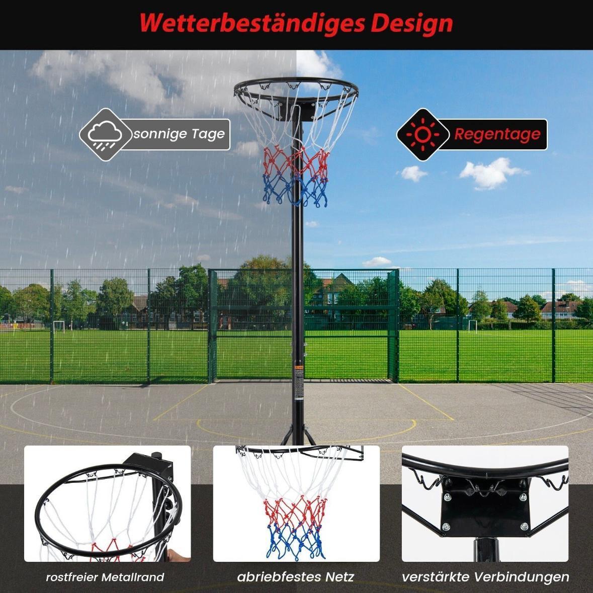 Höhenverstellbarer Basketballkorb flexibel & mobil