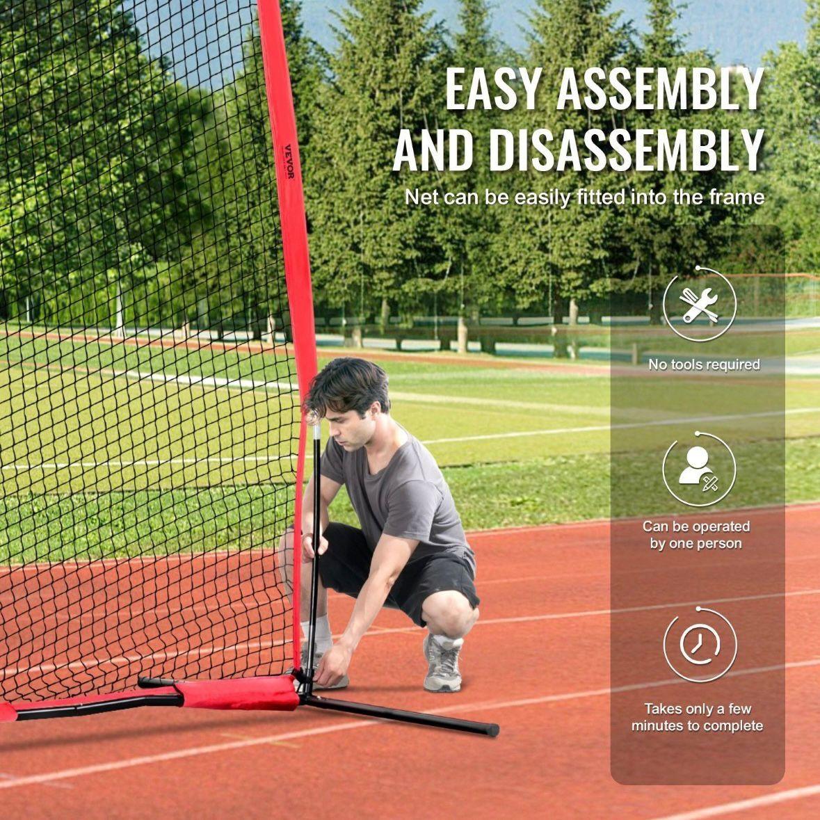Multifunktionales Backstop-Netz für Ballsportarten