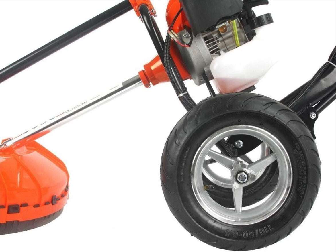 Mobile Gartensense mit Fahrwagen 5,2 PS Benzin Freischneider