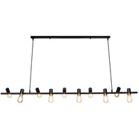 Vintage Pendelleuchte Industrie Design 10-flammig E27 Deckenlampe