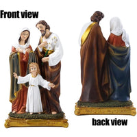 Heilige Familie Statue Figur Kunstharz Deko