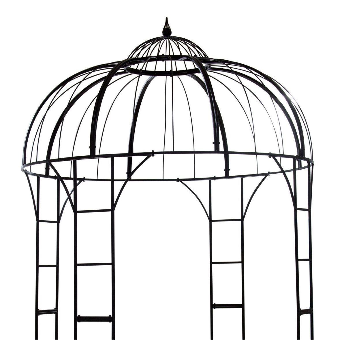 Metall Pavillon Rosenbogen