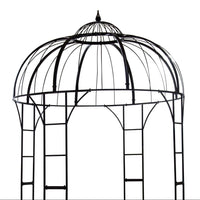 Metall Pavillon Rosenbogen