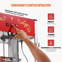 Popcornmaschine im Kino-Design 1615 W Profi Popcorn Maker