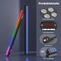 2er Set LED 180W RGB  DMX Bühnenbeleuchtung 80 LEDs