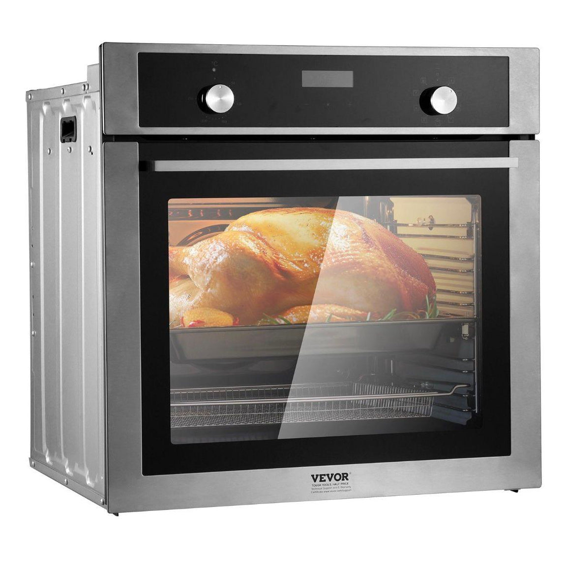 Elektrischer Einbau-Backofen 76L  3550W 9 Programme