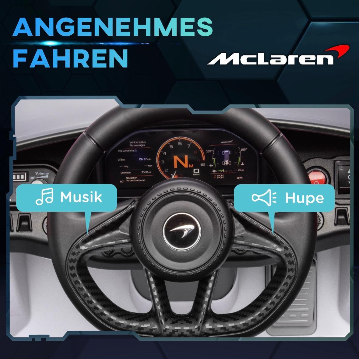McLaren 765LT Kinder Elektroauto 12V mit Fernbedienung