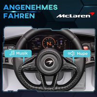 McLaren 765LT Kinder Elektroauto 12V mit Fernbedienung