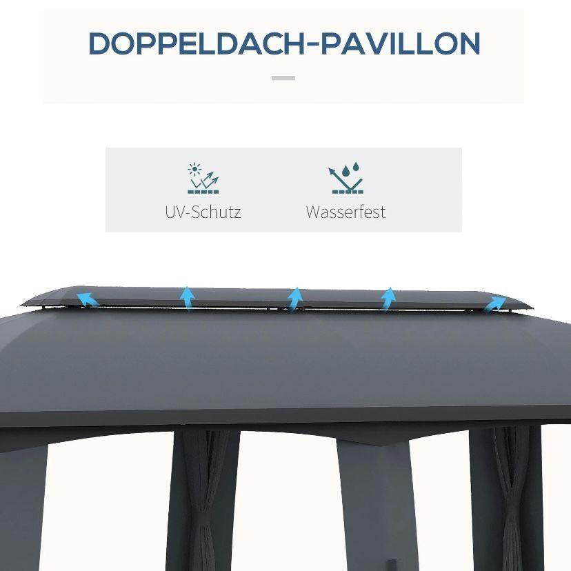 Gartenpavillon Pavillon 3x6m