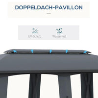 Gartenpavillon Pavillon 3x6m