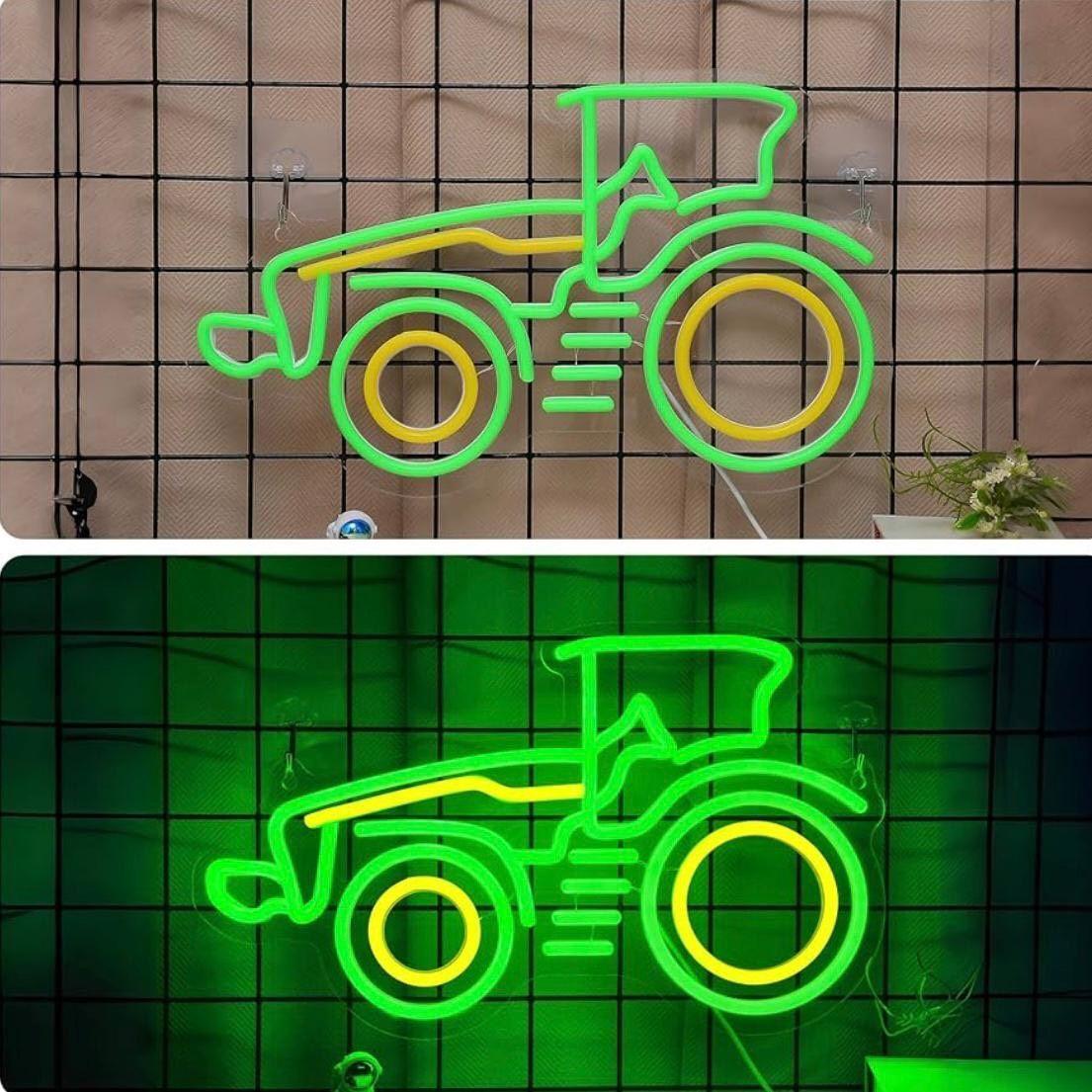 LED Neon Schild Traktor
