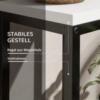 4-stufiger Pflanzenständer aus Stahl & Tannenholz – platzsparendes Blumenregal