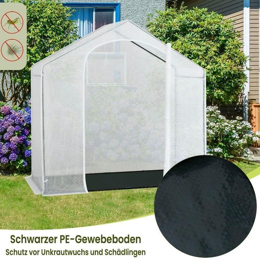 Foliengewächshaus Garten Gewächshaus mit Fenster