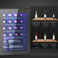 Weinkühlschrank 20 Flaschen 53L 5–18°C LED