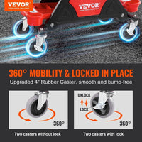 Werkstatthocker rollbar 360° drehbar