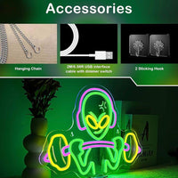 LED Neon Schild Alien Fitness