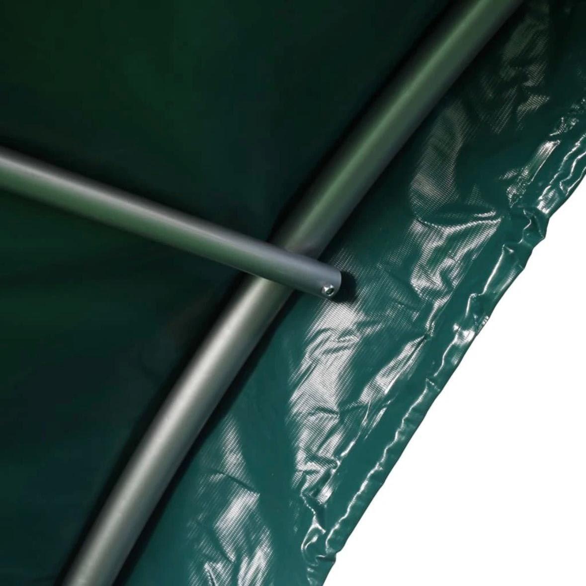Weidezelt 3,7×3,7m PVC Weideunterstand für Pferde & Nutztiere