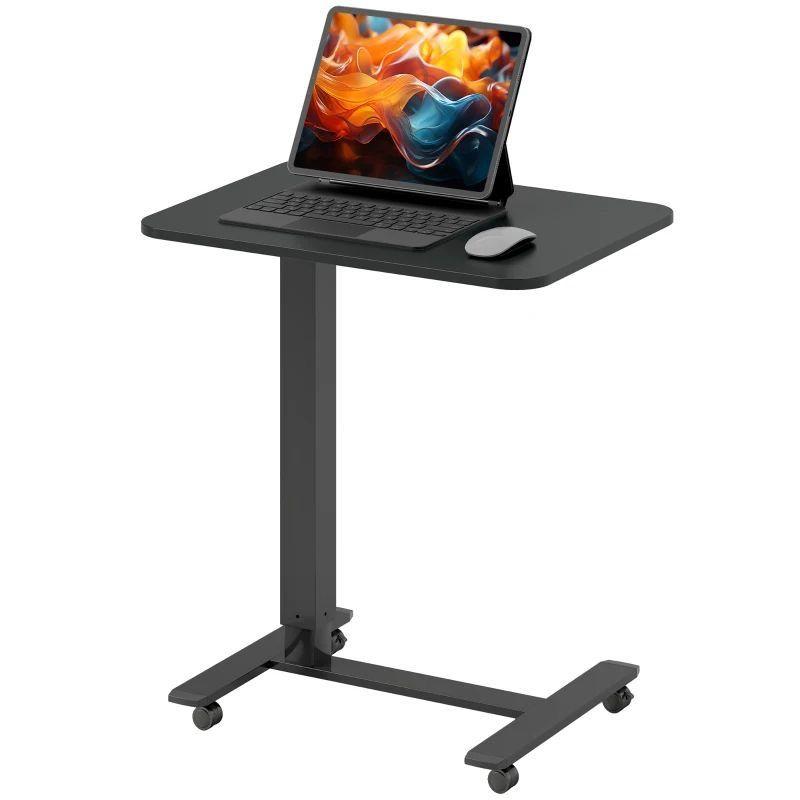 Laptoptisch höhenverstellbar C Tisch Beistelltisch Rollen Stehpult