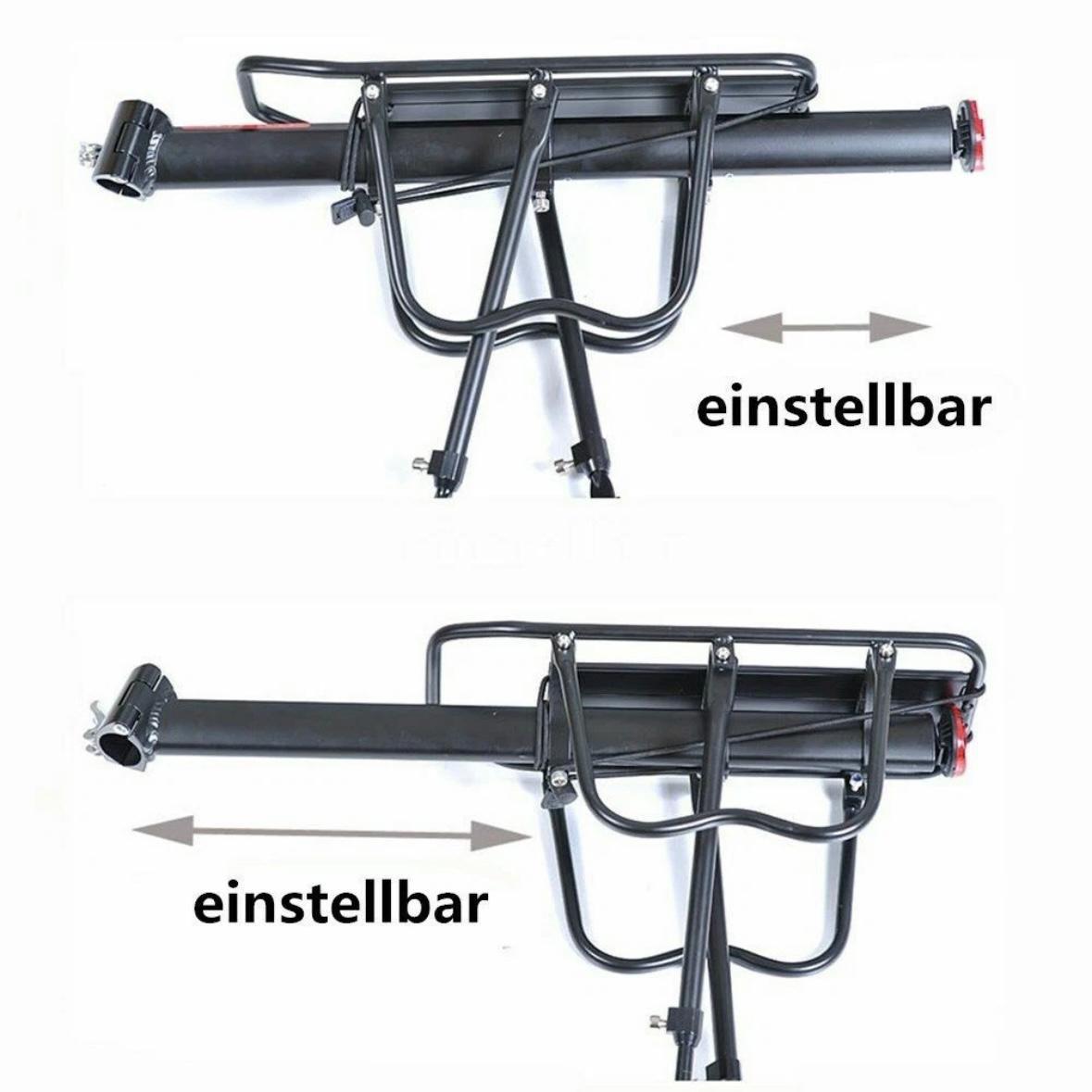 Fahrrad Gepäckträger verstellbar MTB 26 27,5 29 Zoll