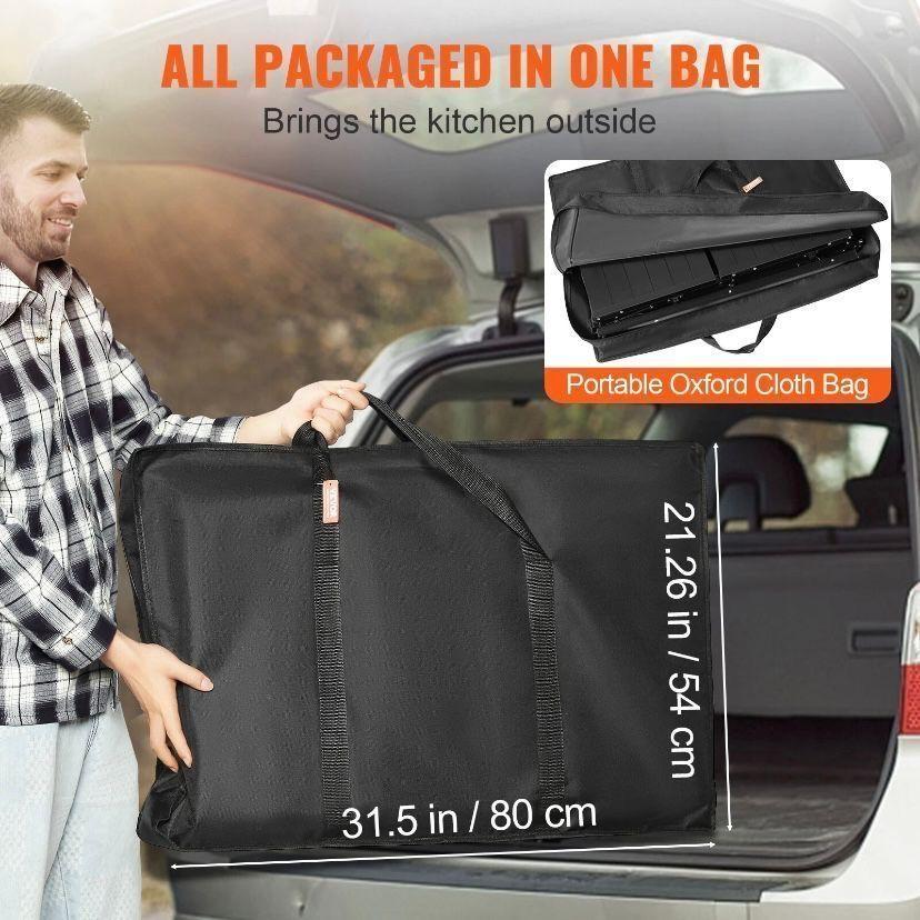 Faltbare Campingküche mit Spülbecken & Ablagen